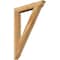 Ekena Millwork Traditional Traditional Rough Sawn Bracket, Western Red Cedar, 4"W x 30"D x 42"H BKT04X30X42TRA01RWR - alternate 1